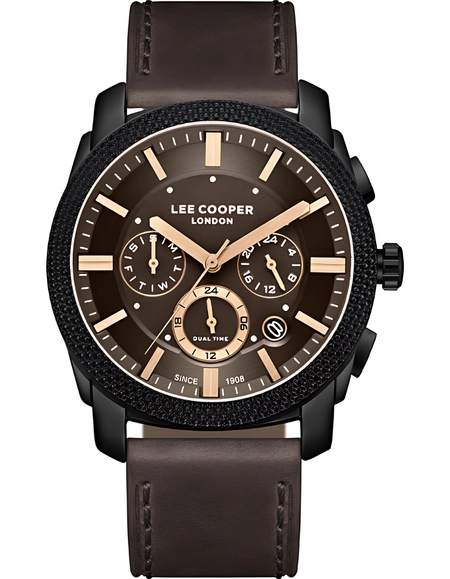 Shop Lee Cooper Watches for Men's Multi Function Brown Dial Watch