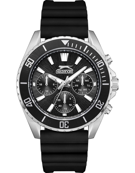 Slazenger Men's Multi Function Black Dial Watch - SL.9.2274.2.01