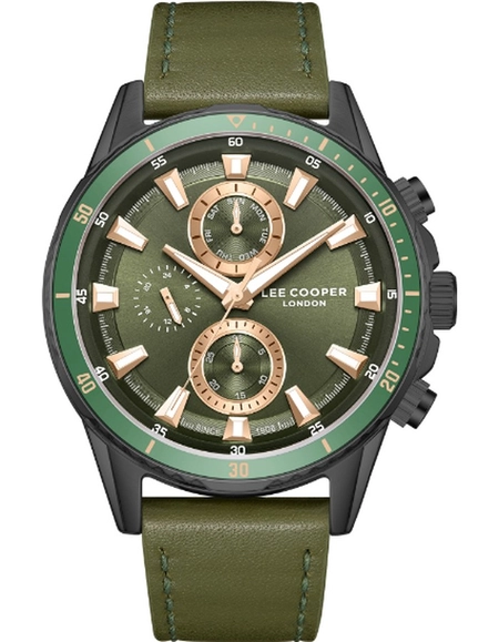 Buy LEE COOPER Men's Multi Function Black Dial Watch Online- LC08004 ...