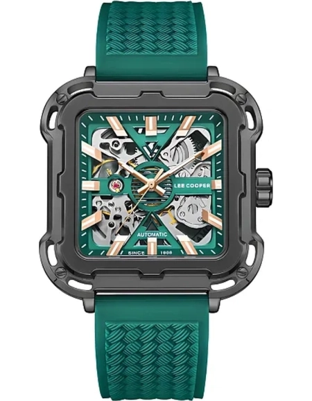 Buy LEE COOPER Men Automatic Dark Green Dial Watch - LC08072.067