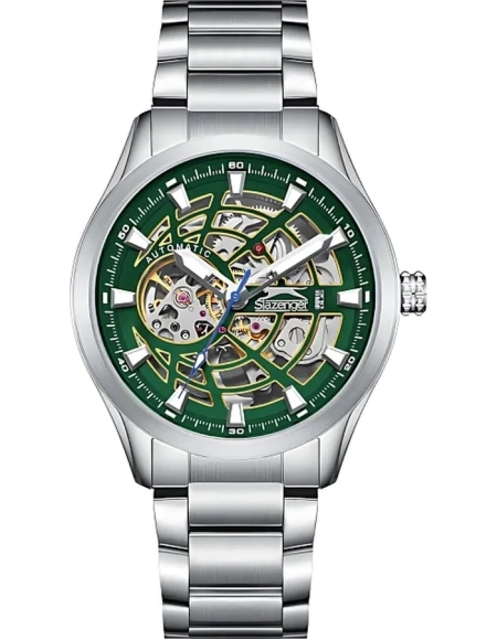 Buy SLAZENGER Men Automatic Dark Green Dial Watch - SL.9.2411.1.01