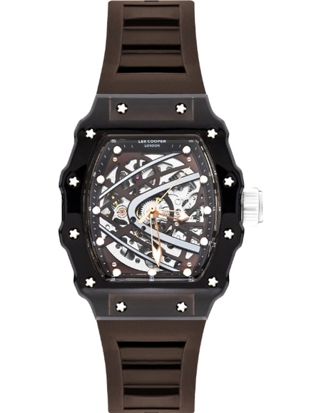 Buy Lee Cooper Men's Black dial Automatic watch - LC07980.066