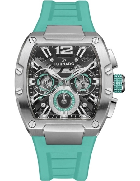 Buy Tornado Men's Black Dial Analog Watch - T23105-SSHB